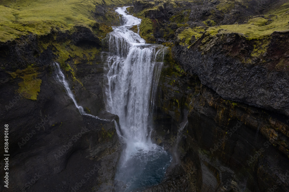 Amazing Waterfall in south of Highlands, Iceland Amazing Waterfall in south of Highlands, Iceland