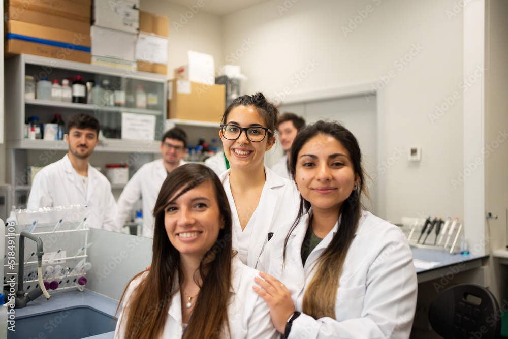 Group Of Scientists. Group Of Scientists.