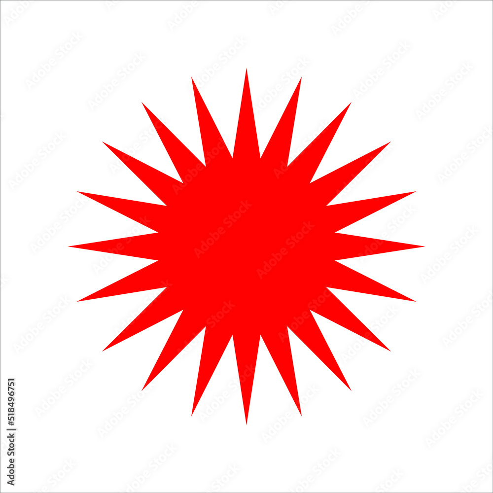 abstract red star abstract red star