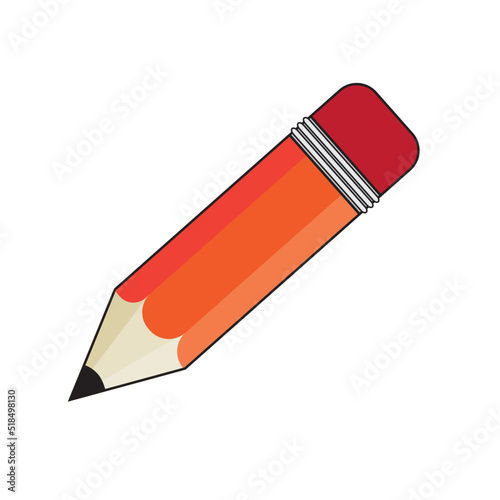 Colored Pencil icon vector illustration