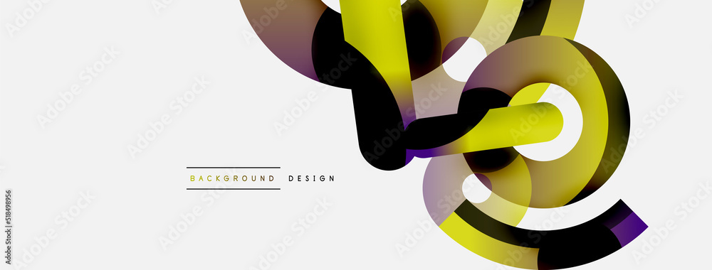Round shapes circles and other geometric forms. Vector illustration for wallpaper banner background card or landing page Round shapes circles and other geometric forms. Vector illustration for wallpaper banner background card or landing page