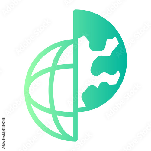 digital wallet gradient icon