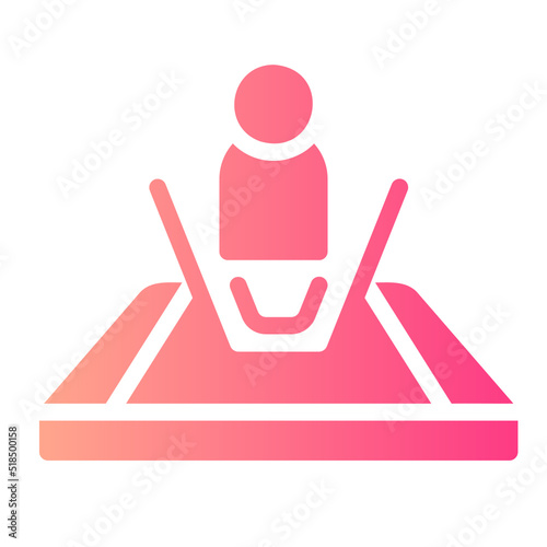 hologram gradient icon