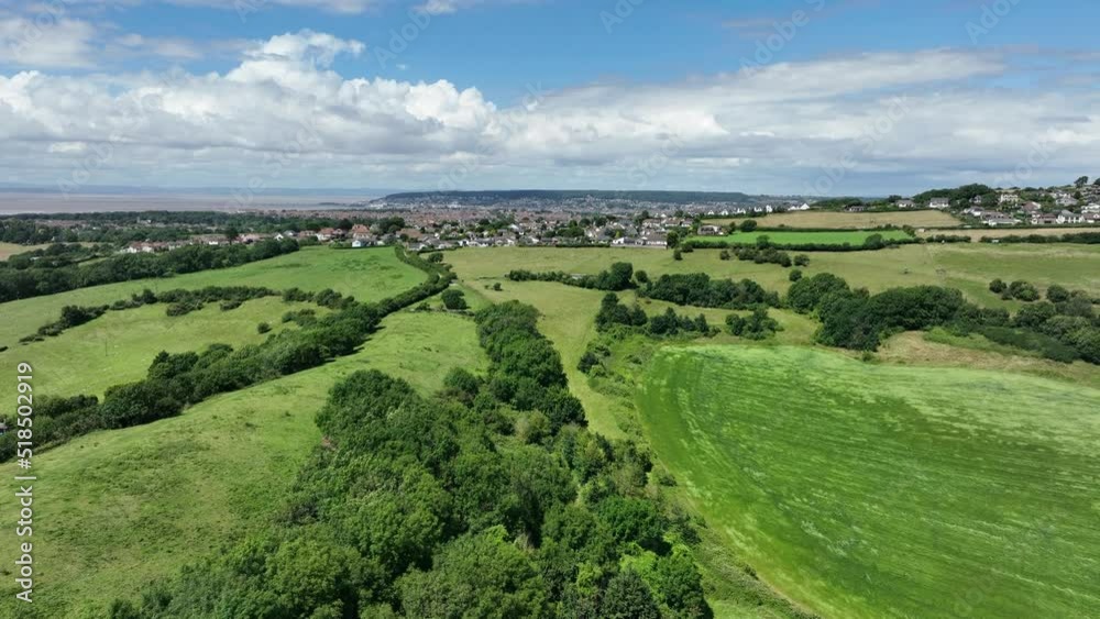 Countryside Surrounding Weston Super Mare in the UK Countryside Surrounding Weston Super Mare in the UK