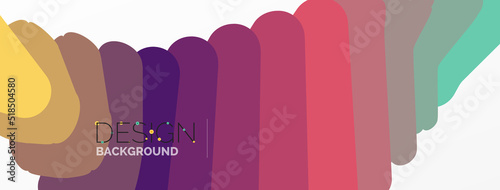 Background colorful shapes template. Wallpaper for concept of AI technology, blockchain, communication, 5G, science, business and technology