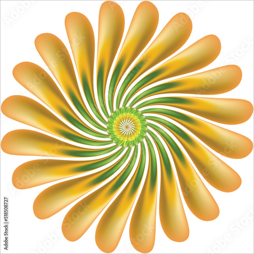 abstract flower illustration