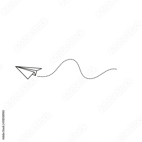paper plane flight path, path to business