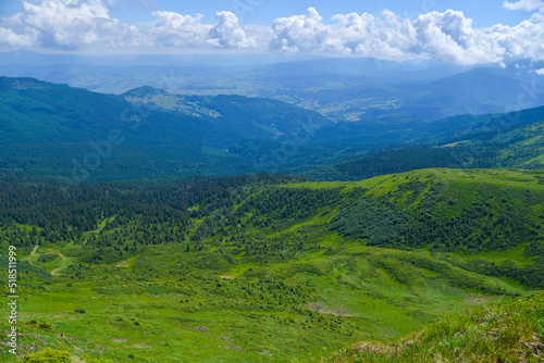 Fototapeta Naklejka Na Ścianę i Meble -  landscape with mountains and sky
