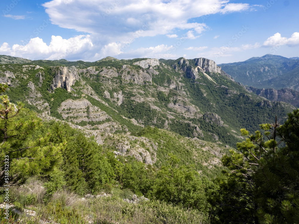 Albania has picturesque mountain ranges