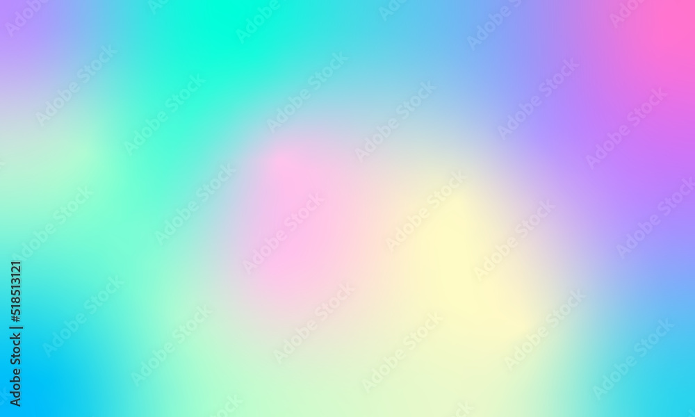 Holographic iridescent design pastel backgrounds