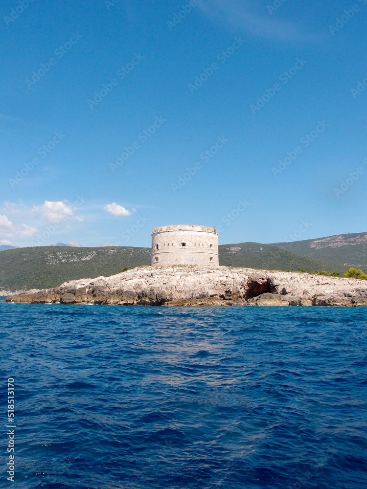 Beautiful view of the coastal Fortress Arza