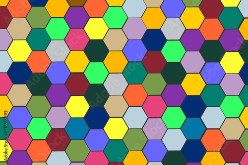 Background image, hexagonal honeycomb image