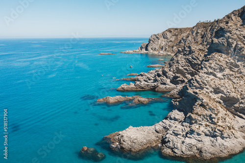 Cliff of Capo Vaticano. Calabria Italy