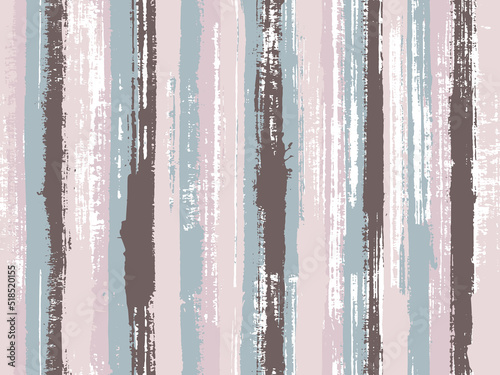 Sloopy gouache vertical lines vector pattern.