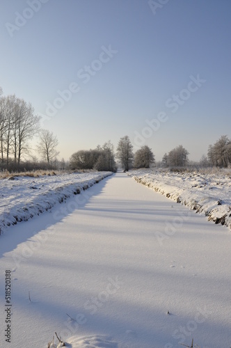 Wallpaper Mural Winter in Reeuwijk, Holland Torontodigital.ca