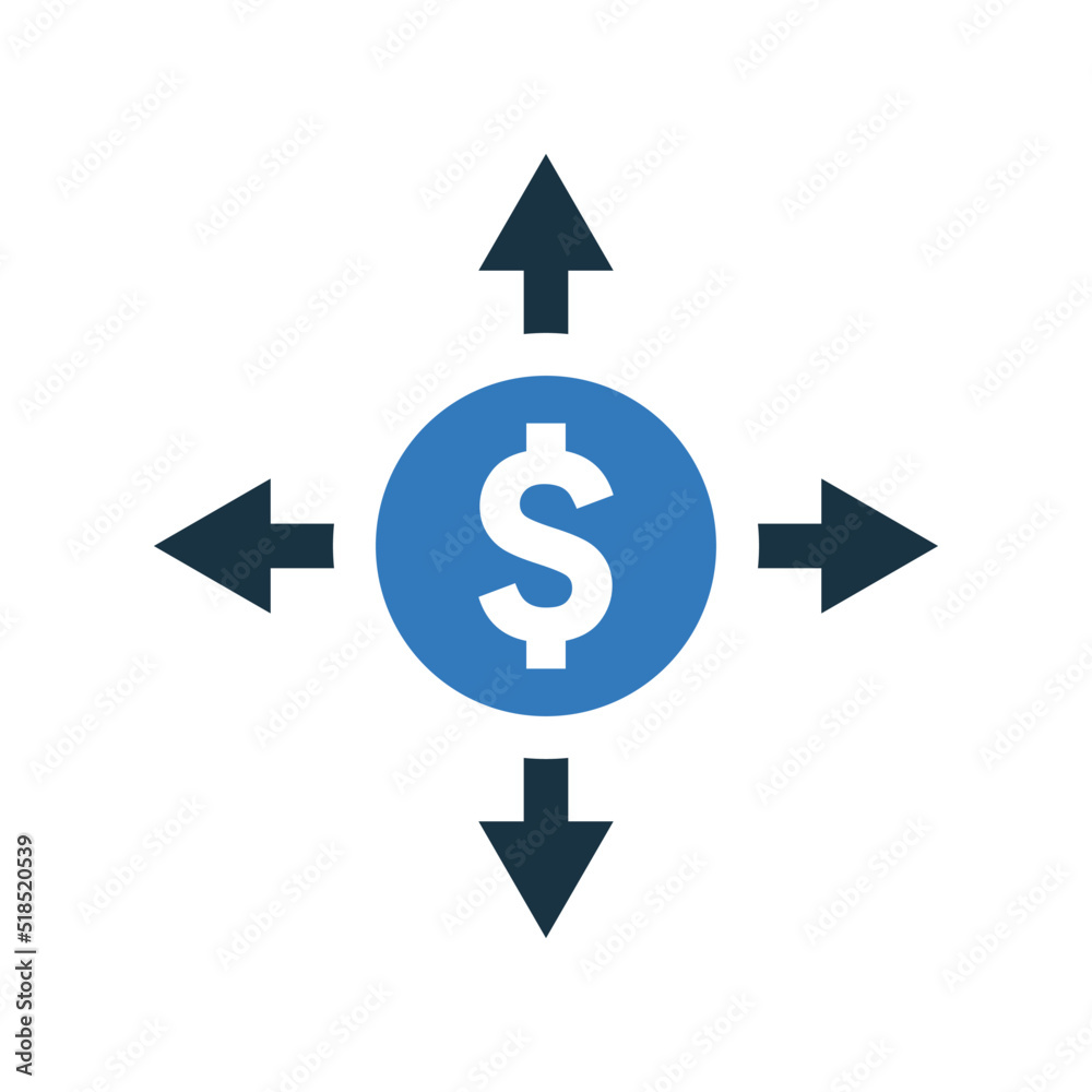 Payment, pay out, spend money icon. Simple editable vector illustration. Payment, pay out, spend money icon. Simple editable vector illustration.