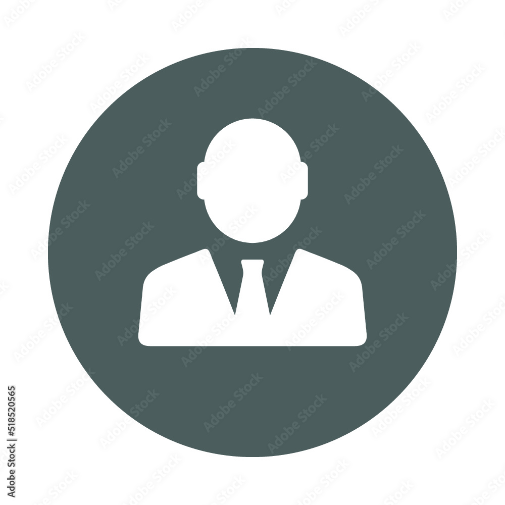 profile, employee, business man icon. Gray vector graphics. profile, employee, business man icon. Gray vector graphics.