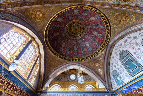 interior of the harem in the topkapi palace in istanbul.