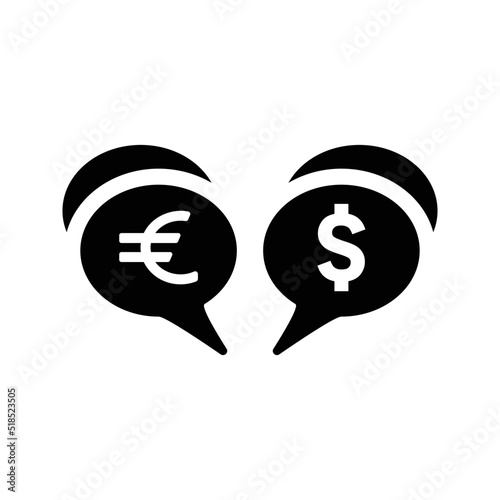 Transaction, swift, communication icon. Black vector graphics.