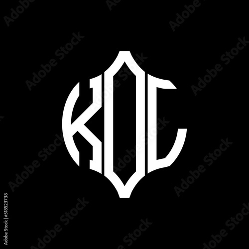 KOL letter logo. KOL best black background vector image. KOL Monogram logo design for entrepreneur and business.
