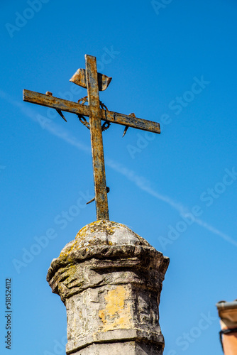 Creu de terme (c. Lluna), Costix, Mallorca, balearic islands, Spain photo