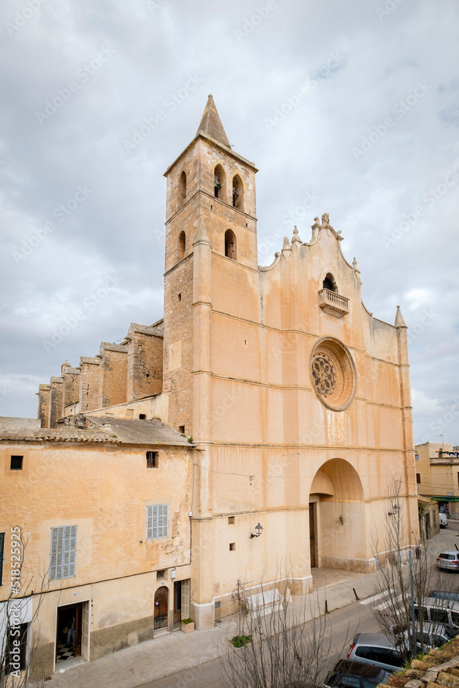 Iglesia y convento de sant Agustí,  bien de interés cultural, Barroco, Siglo XVII - XVIII, Felanitx, Mallorca, balearic islands, Spain