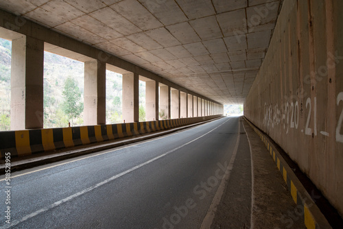 Half Tunnels to prevent land sliding