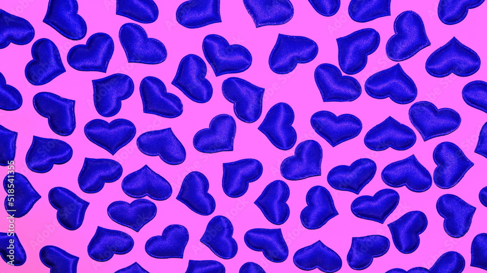 Festive beautiful background with hearts