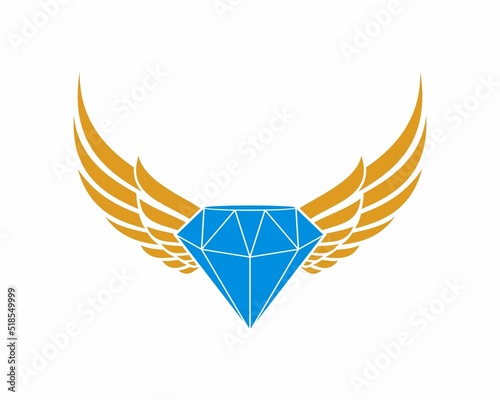 Gems jewelry with spread wings logo