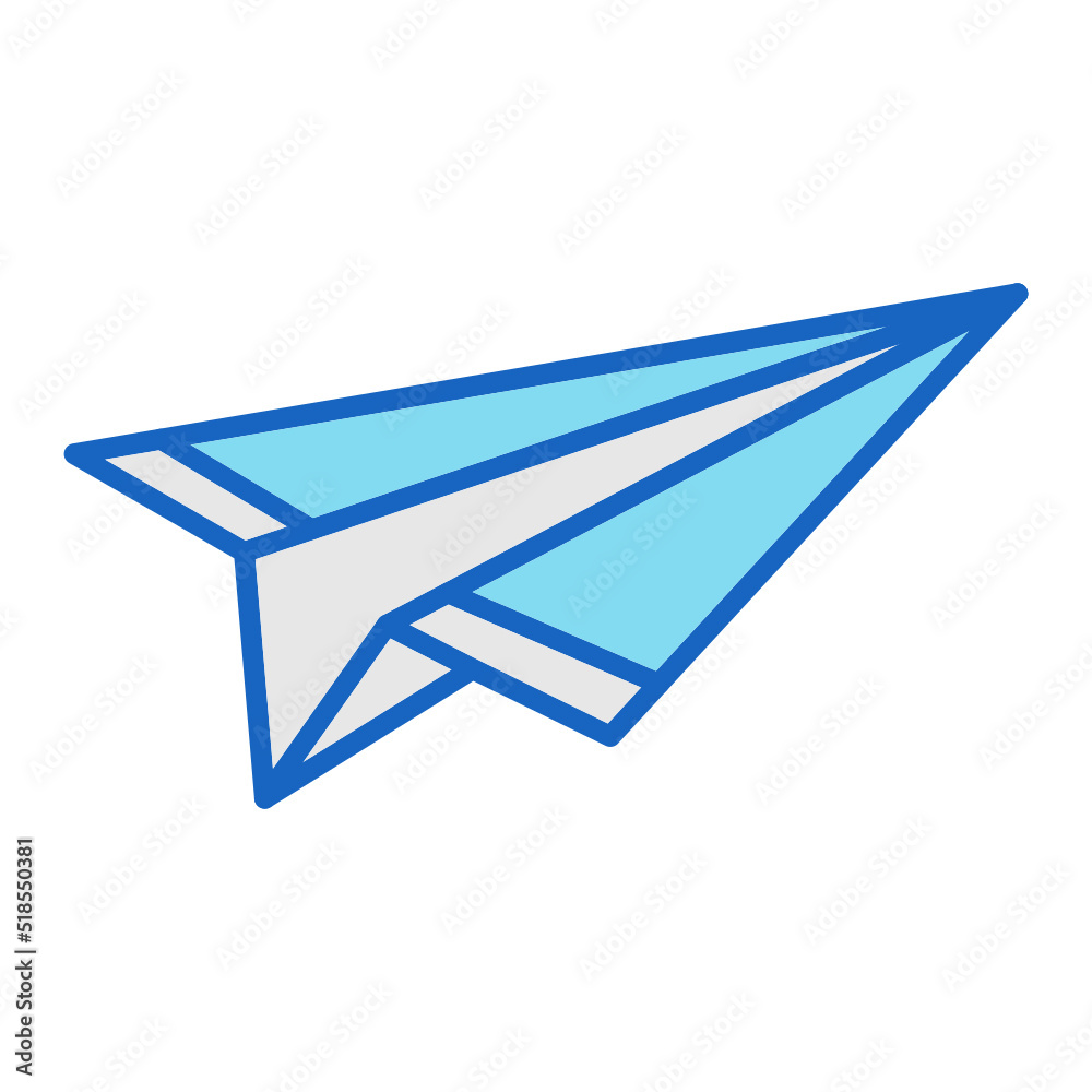 Fototapeta premium Paper Plane Icon