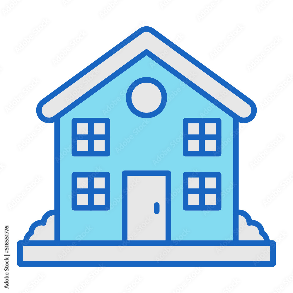 Fototapeta premium Chalet Icon