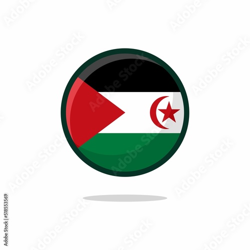 Western Sahara Flag Icon. Western Sahara Flag flat style isolated on a white background - stock vector. Free Download Western Sahara Flag Icon. Western Sahara Flag flat style isolated on a white background - stock vector. - GFXLoad