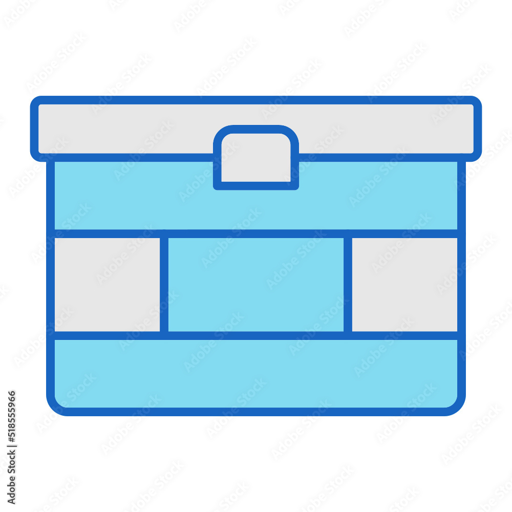 Plastic Box Icon Plastic Box Icon