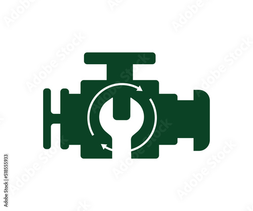 Car service and maintenance symbol. Handyman Vector illustration.  © eda