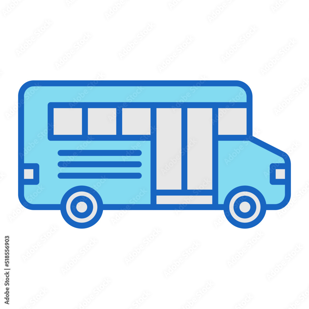 School Bus Icon School Bus Icon