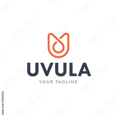 Uvula Logo Icon Design Vector Template