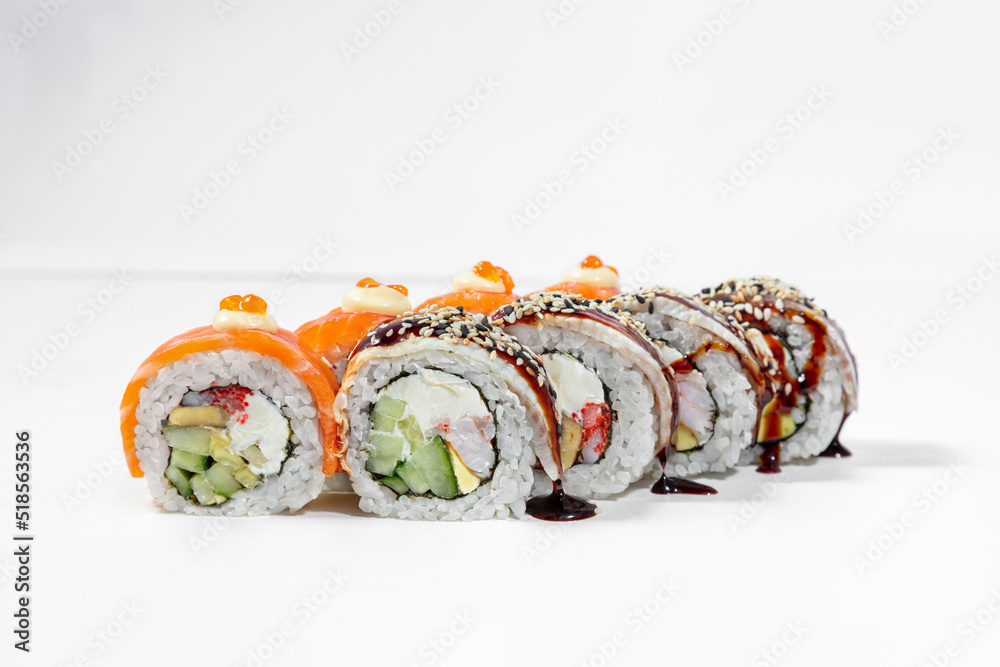 Sushi roll Dragon mix.