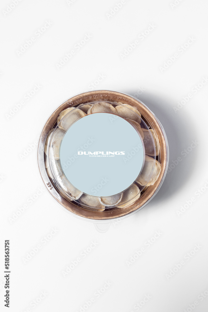 Dumplings with silver carp fillet Dumplings with silver carp fillet
