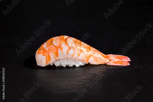 Sushi with shrimp and rice