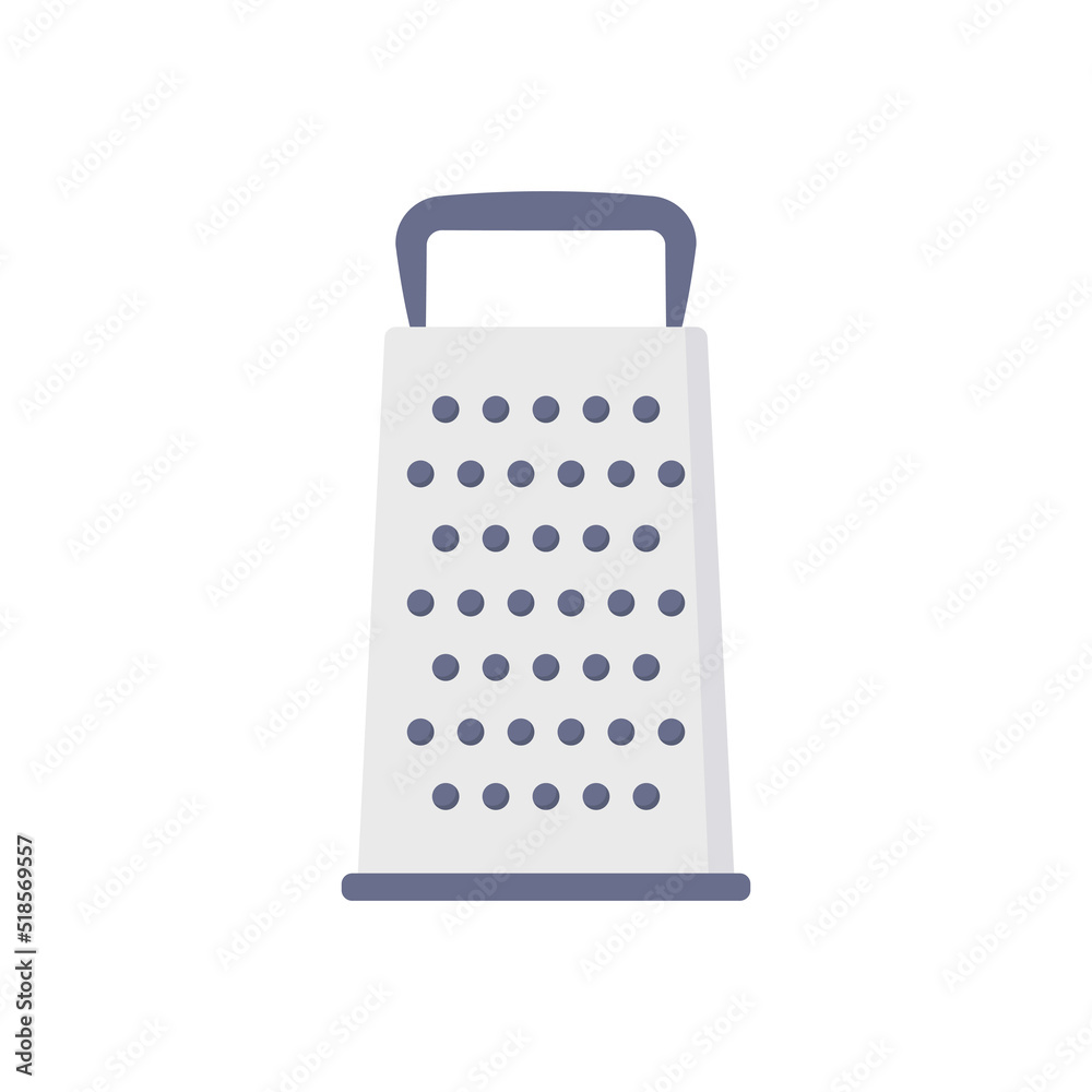 Flat icon grater isolated on white background. Vector illustration. Flat icon grater isolated on white background. Vector illustration.