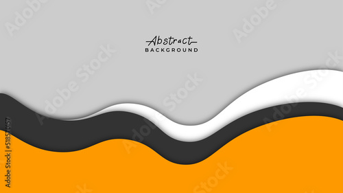 Abstract papercut style background