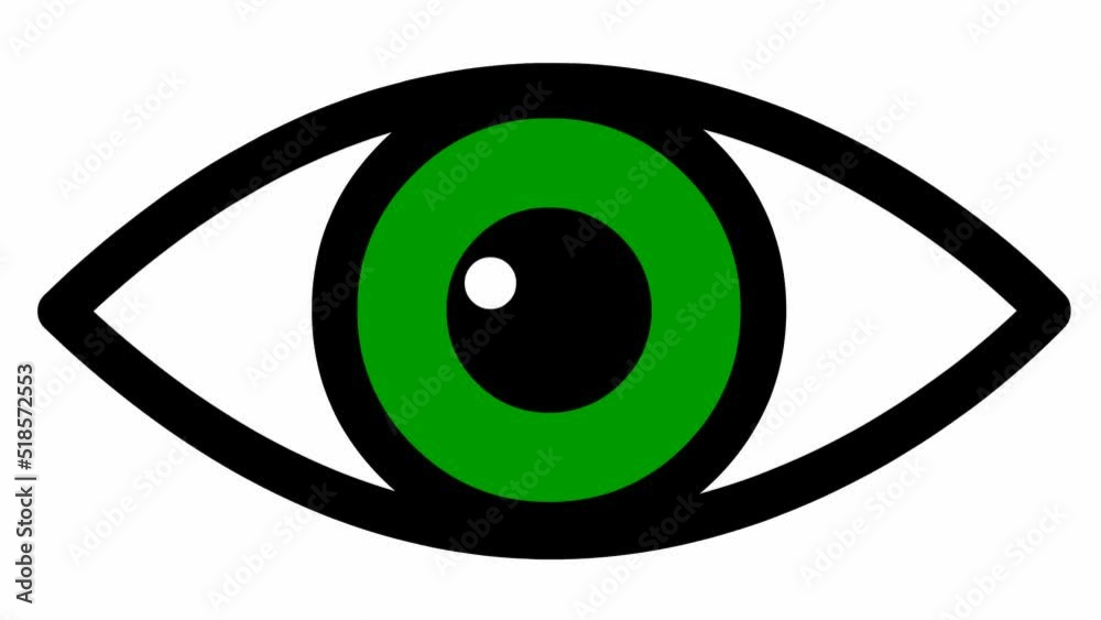 Animated green eye close. blinks an eye. Linear icon. Looped video. Vector illustration on white background.
Animated green eye close. blinks an eye. Linear icon. Looped video. Vector illustration on white background.