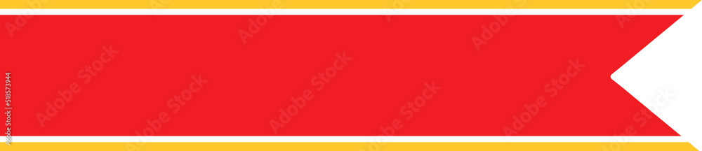 Fototapeta premium ribbon vector design illustration isolated on white background 