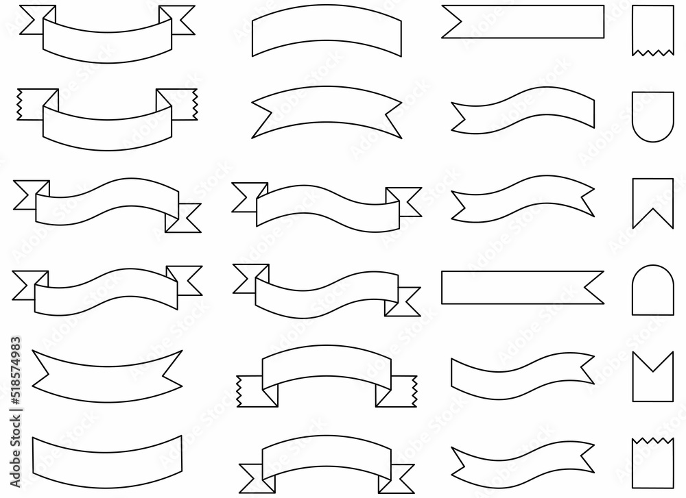 ribbon vector design illustration isolated on white background ribbon vector design illustration isolated on white background