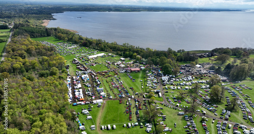 Crowds enjoying the fun at Shanes Castle Day Steam Rally 1 May 2022 photo