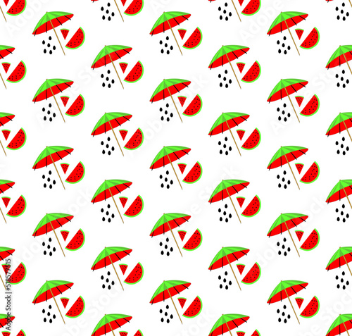 Pattern in watermelon style