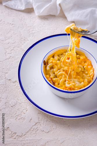 Macaroni with cheese