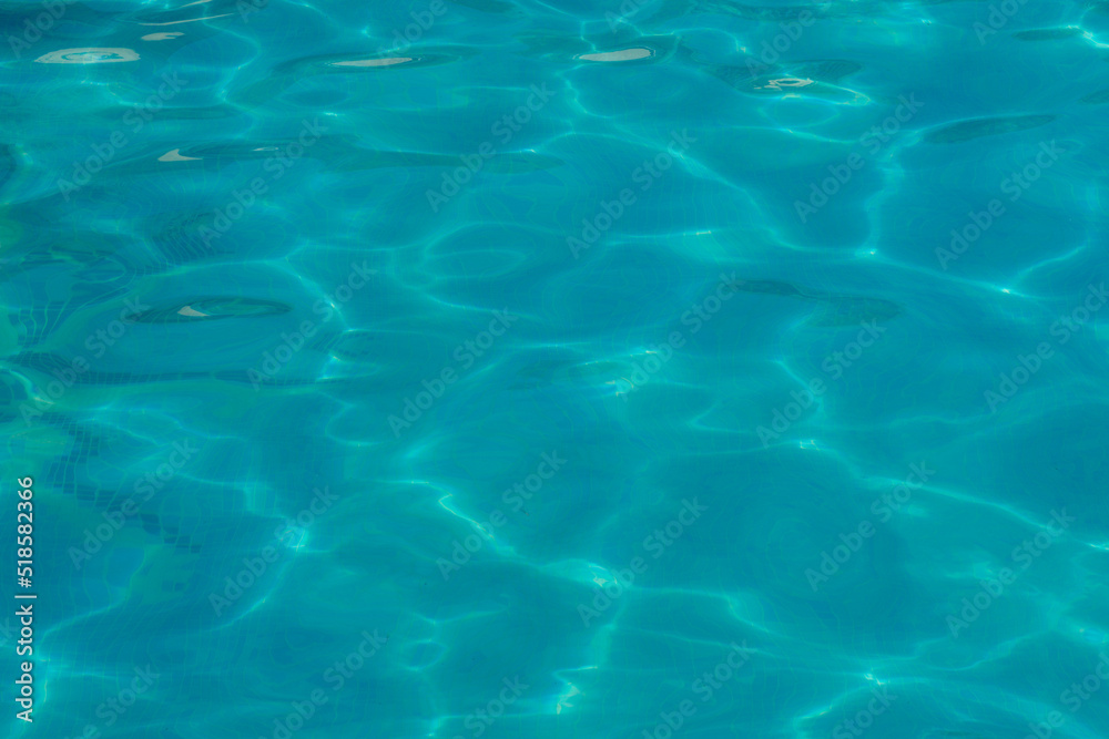 Water surface of the pool, texture, background.