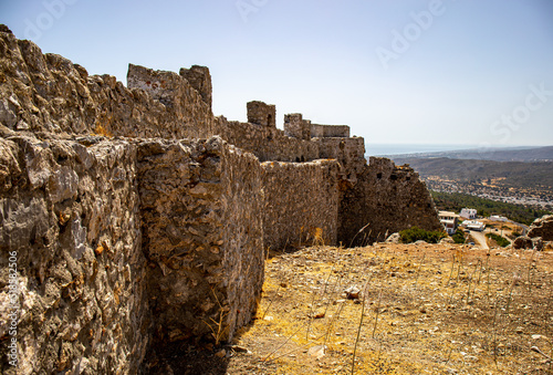Castle of Asklipio on Rhodes island, Greece