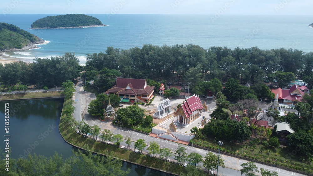 Nai Harn is a beautiful beach with white sand, but it is not as crowded with tourists as Patong beach, Kata beach or Karon beach. 